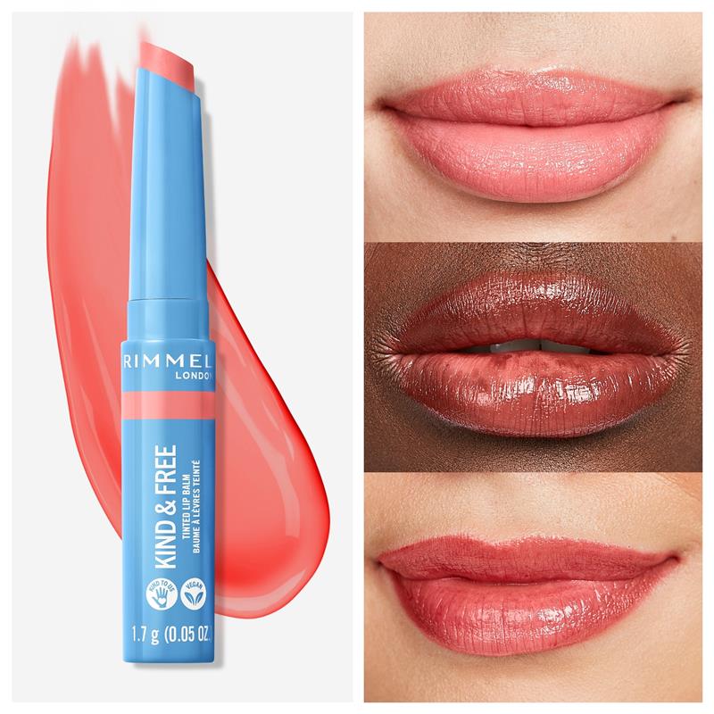 Load image into Gallery viewer, Rimmel Kind &amp; Free Lip Balm 004 Hibiscus Blaze
