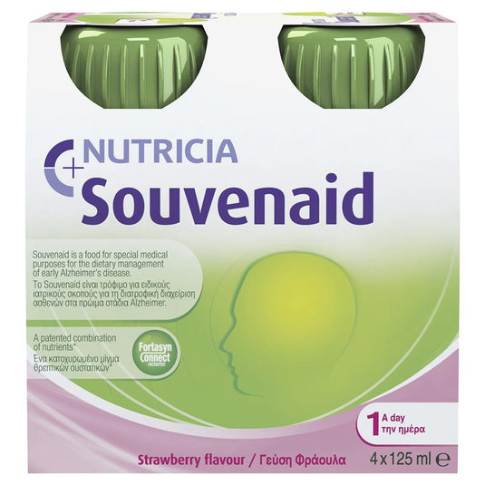 Souvenaid Strawberry 125ml 4 Pack