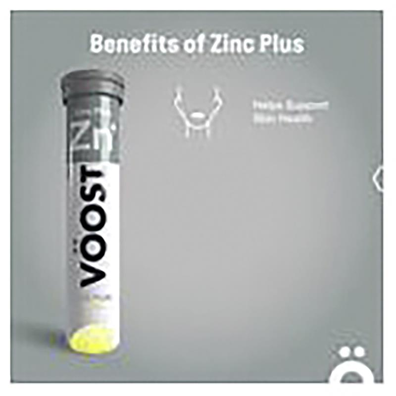 Load image into Gallery viewer, Voost Zinc Plus Effervescent 20 Tablets
