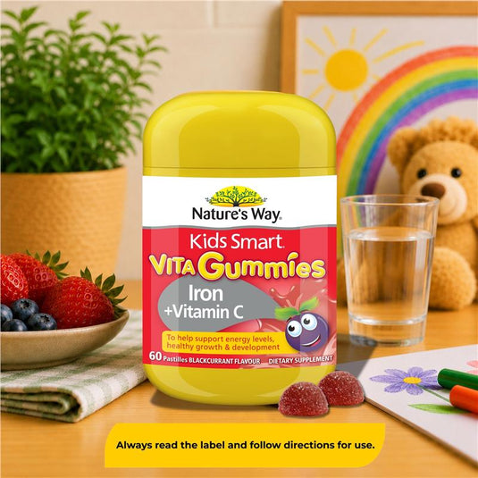 Nature's Way Kids Smart Vita Gummies Iron + Vitamin C 60 Gummies