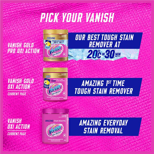 Vanish Napisan Oxiaction 3kg Bucket