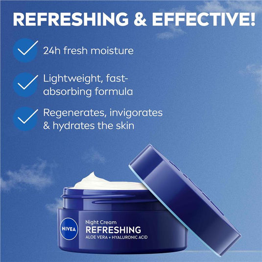 NIVEA Daily Essentials Hydrating Face Moisturiser Night 50ml
