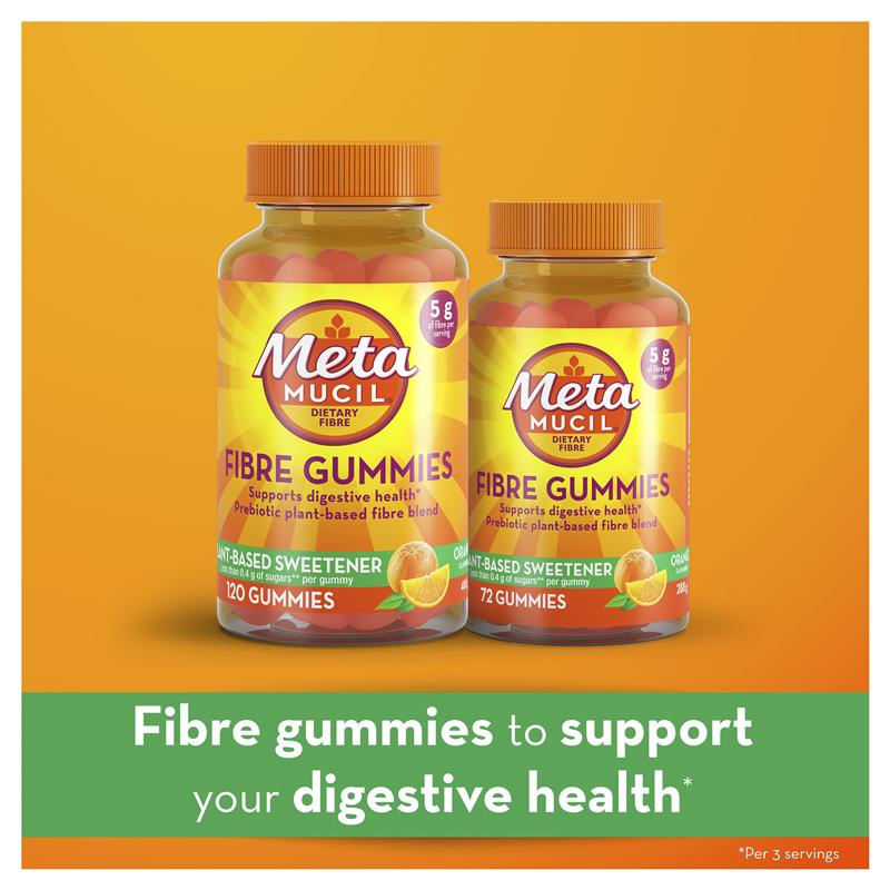 Load image into Gallery viewer, Metamucil Fibre Gummies 120 Pack
