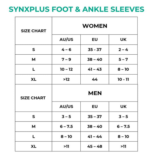 Synxplus Foot & Ankle Sleeve Medium
