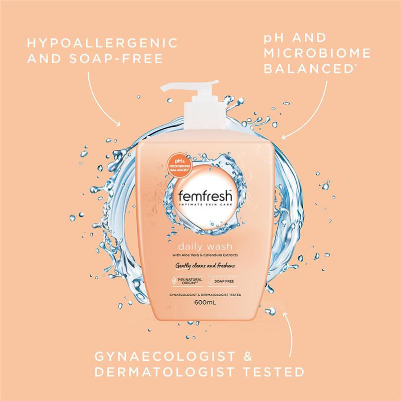 Load image into Gallery viewer, Femfresh Daily Wash 600ml
