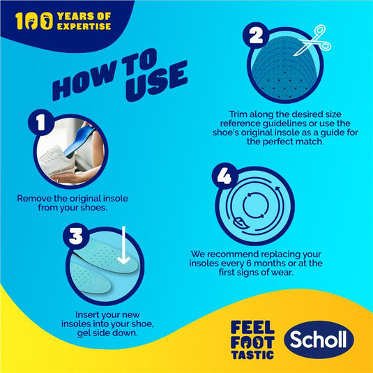 Scholl Gel Activ Insole Work & Boot Large