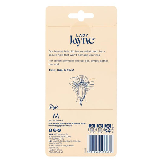 Lady Jayne Banana Clip Large