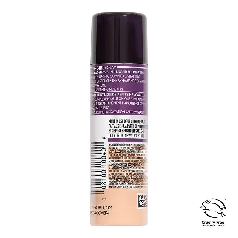 Load image into Gallery viewer, Covergirl Olay Simply Ageless 3in1 Liquid Foundation Natural Beige
