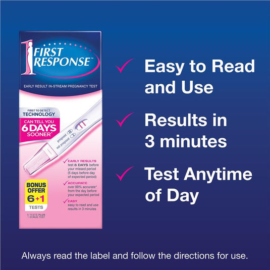 First Response Instream 7 Pregnancy Tests