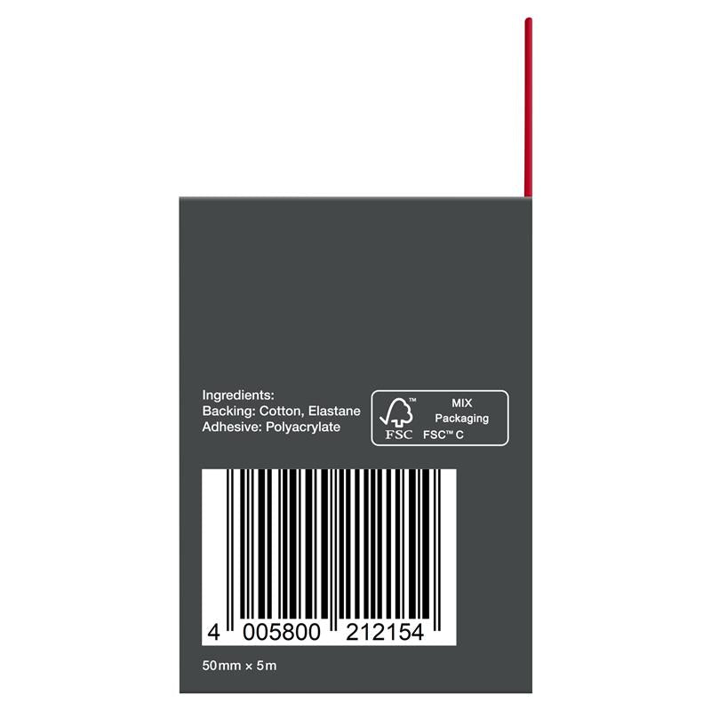 Load image into Gallery viewer, Elastoplast Kinesiology Tape Black 50mm x 5m
