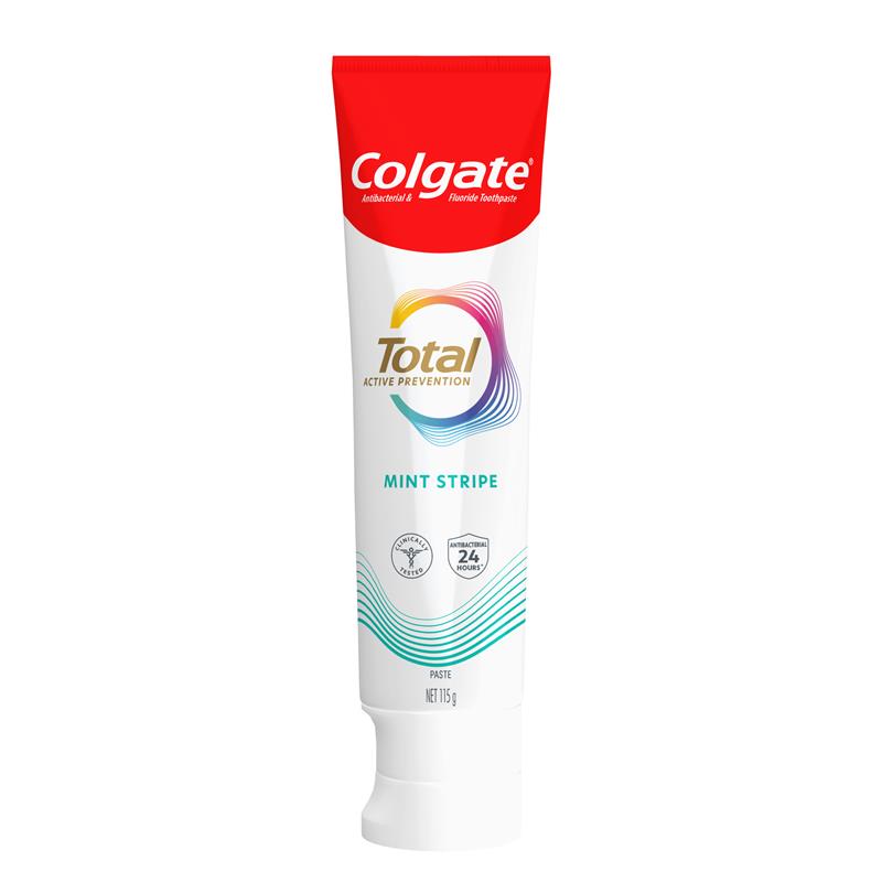 Load image into Gallery viewer, Colgate Toothpaste Total Active Prevention Mint Stripe 115g
