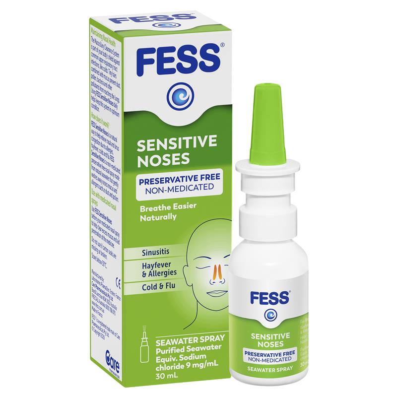 Load image into Gallery viewer, Fess Sensitive Noses Seawater Nasal Spray 30ml
