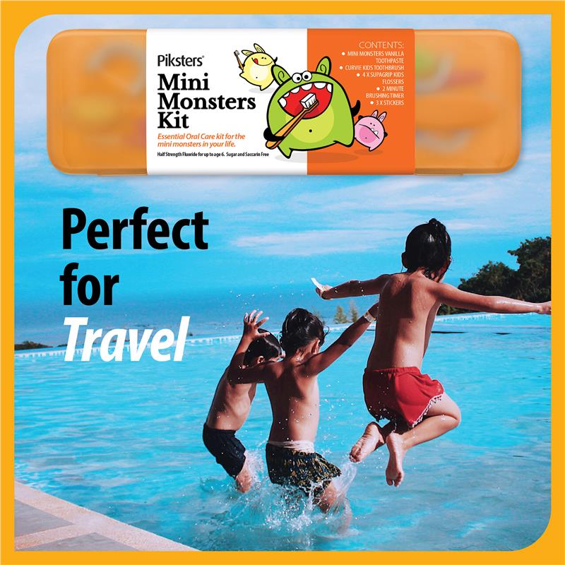 Load image into Gallery viewer, Piksters Mini Monsters Oral Care Kit
