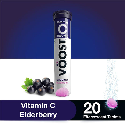 Voost Vitamin C Elderberry Effervescent Tablets 20 Pack