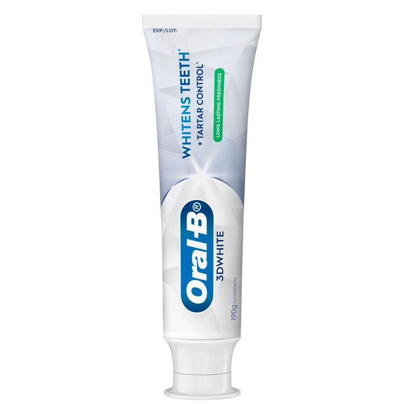 Load image into Gallery viewer, Oral B Toothpaste 3D White Long Lasting Freshness 190g
