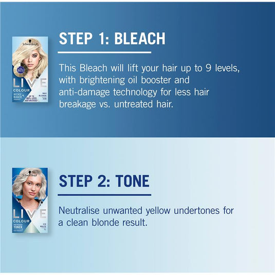 Schwarzkopf Live Colour Permanent Intense Bleach Max Blonde 00B