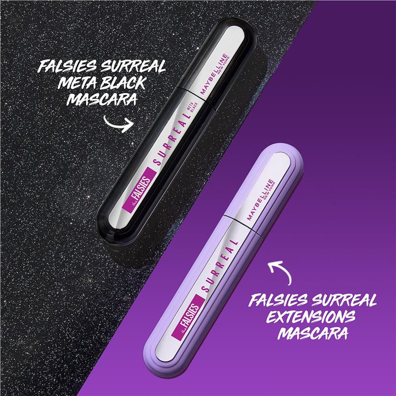 Load image into Gallery viewer, Maybelline Falsies Surreal Meta Black Mascara
