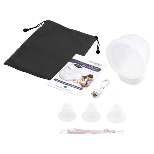 Welcare Wearable Electric Breast Pump USB C Rechargeable