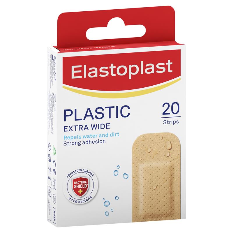 Load image into Gallery viewer, Elastoplast Extra Wide Plastic Strips 20
