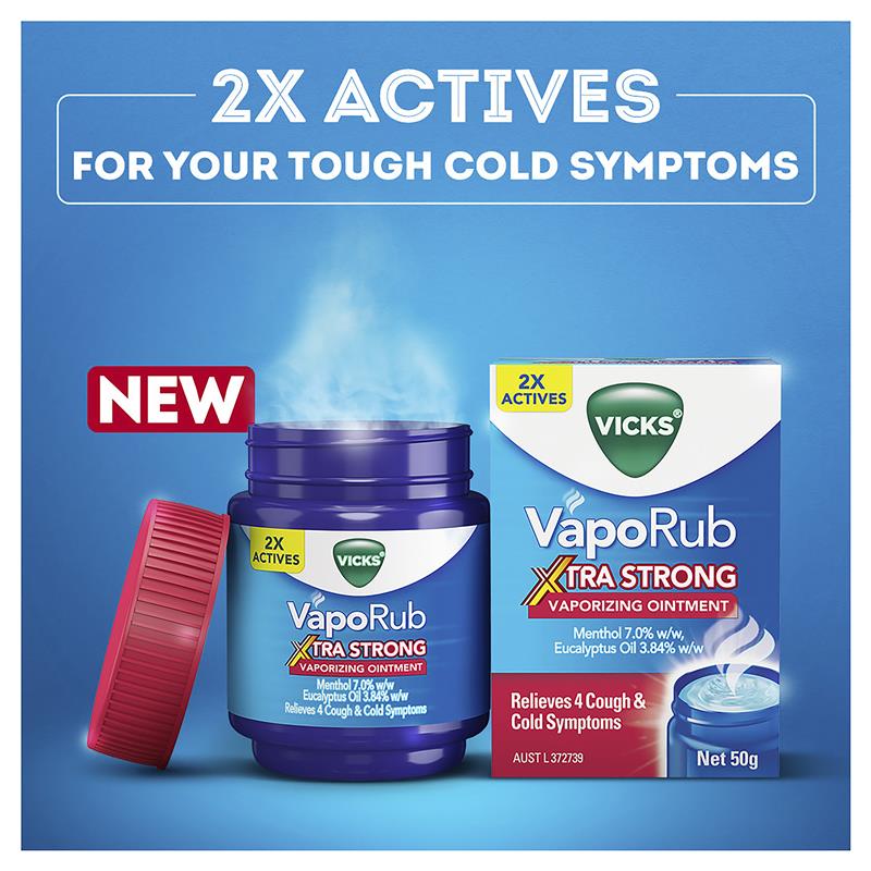 Load image into Gallery viewer, Vicks Vaporub Xtra Strong 50g
