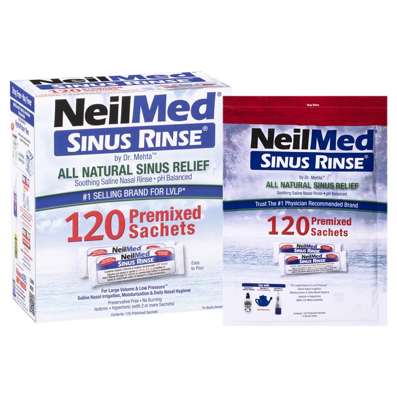 Load image into Gallery viewer, NeilMed Sinus Rinse 120 Sachets
