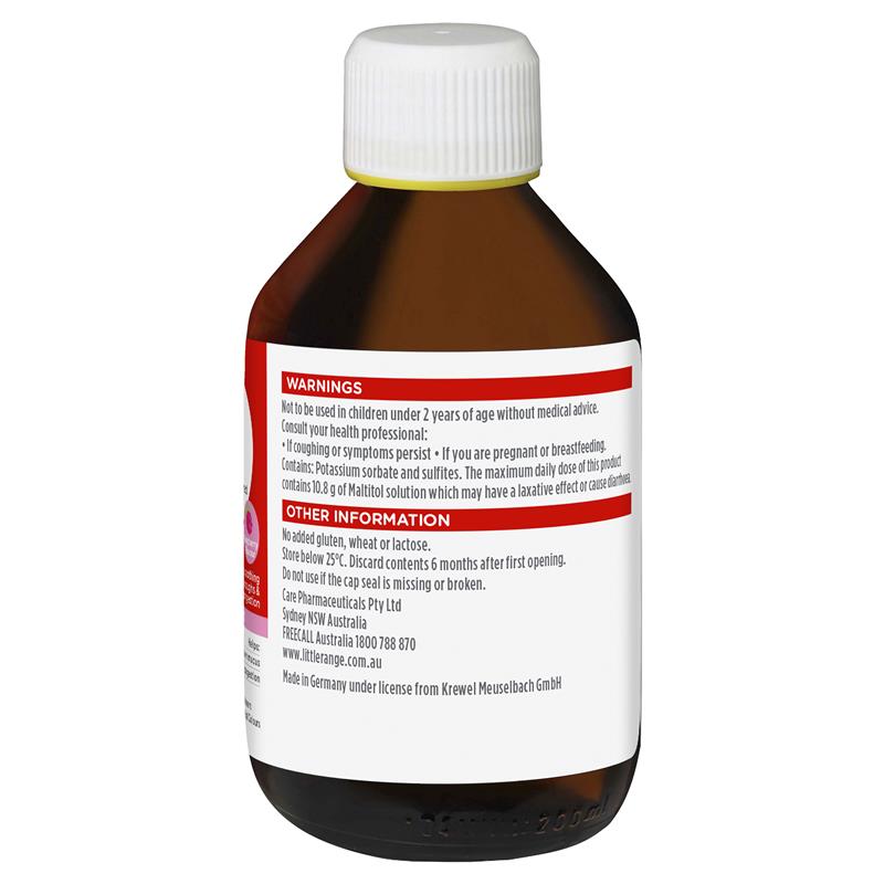 Load image into Gallery viewer, Little Coughs Raspberry 200ml
