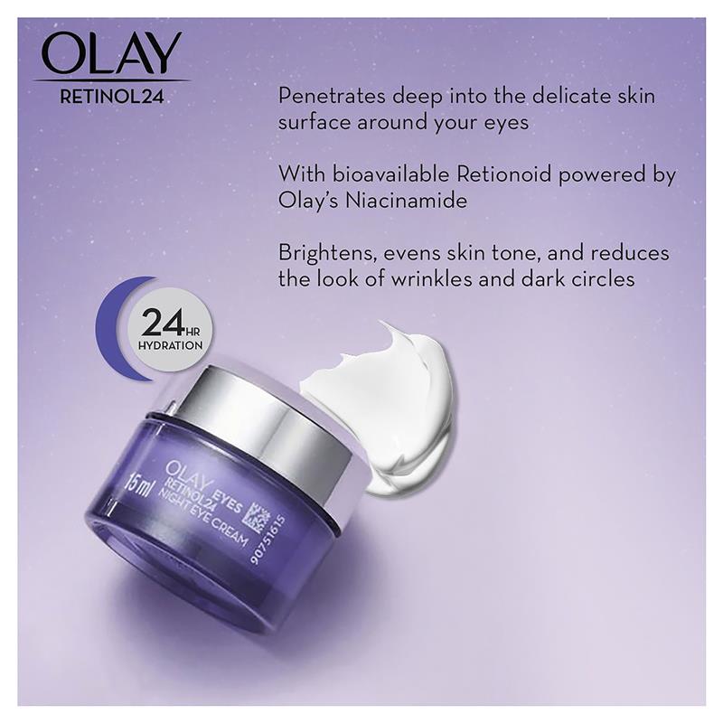 Load image into Gallery viewer, Olay Eyes Retinol 24 Night Eye Cream 15ml
