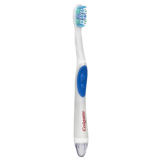 Colgate 360 Optic White Power toothbrush Medium with vibrating & polishing bristles