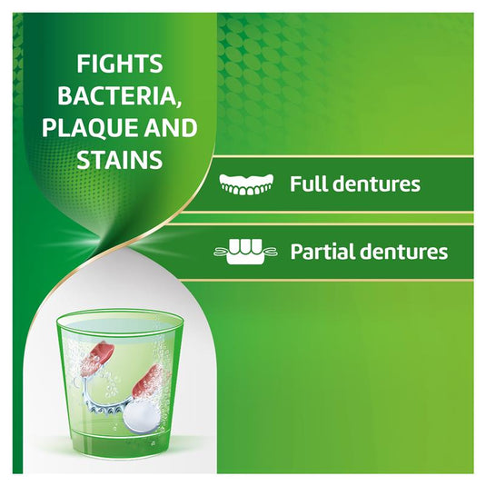 Polident Denture Cleanser Fresh Active Tablets 36