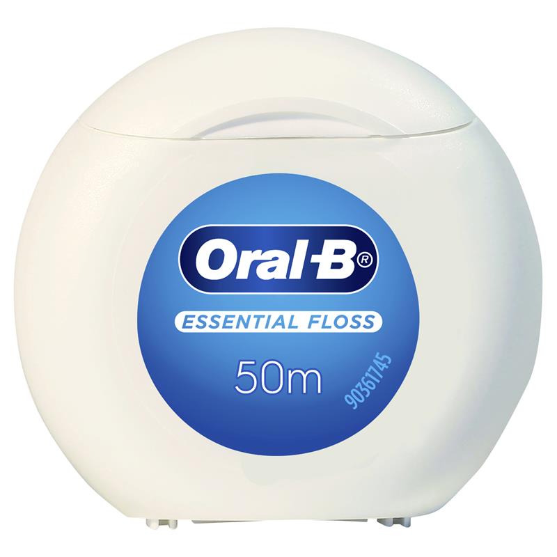 Load image into Gallery viewer, Oral B Essential Floss 2x50m
