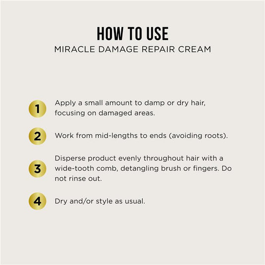 Hask Argan Oil Miracle Split Ends Damage Repair Cream 60ml