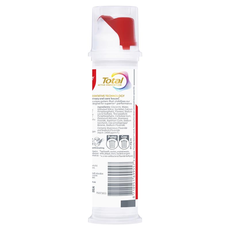 Load image into Gallery viewer, Colgate Toothpaste Total Clean Mint Pump 130g
