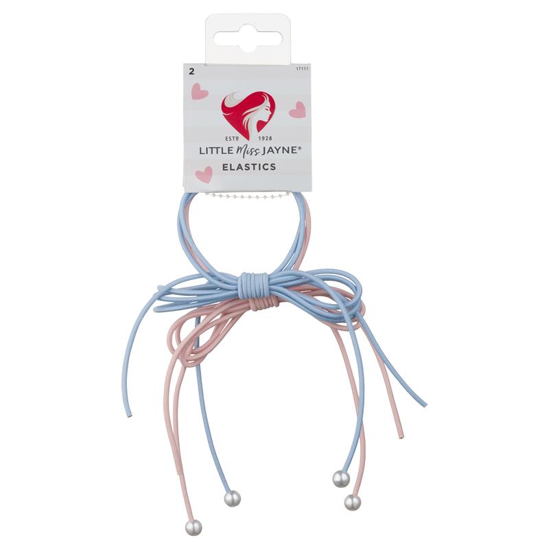 Load image into Gallery viewer, Lady Jayne Little Miss Bow Elastic 2 Pack
