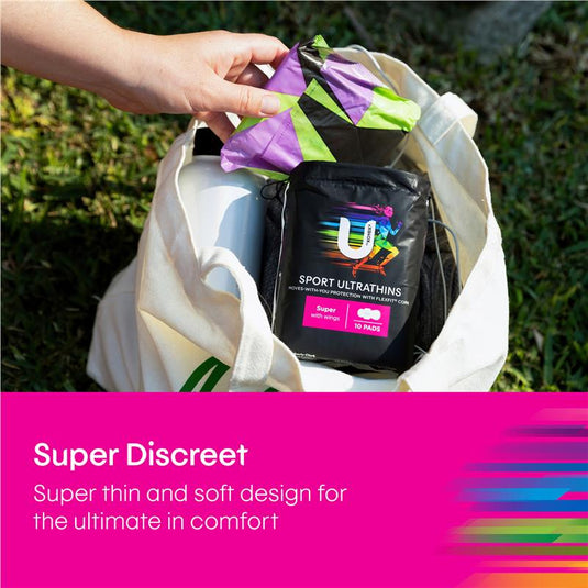 U by Kotex Sport Ultrathins Pads Super 10 Pack