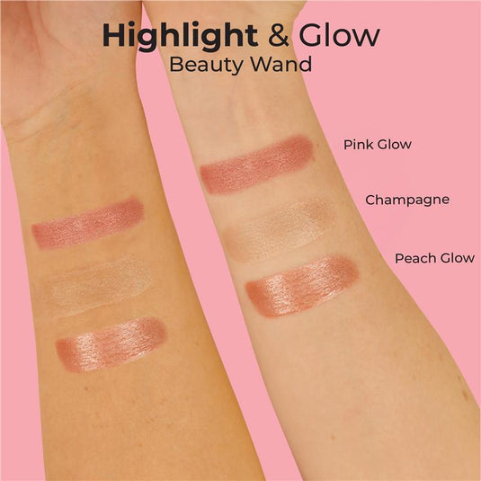 MCoBeauty Highlight & Glow Beauty Wand Peach Glow New