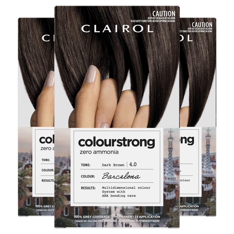 Load image into Gallery viewer, Clairol Colour Strong Kit 4.0 Dark Brown
