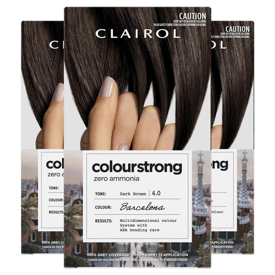 Clairol Colour Strong Kit 4.0 Dark Brown