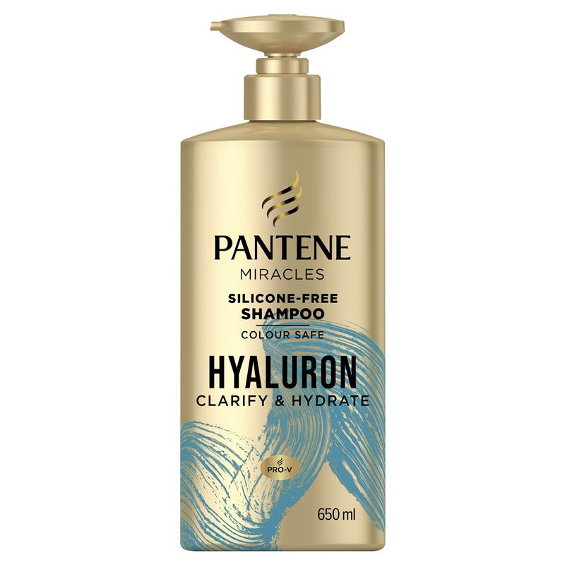 Load image into Gallery viewer, Pantene Miracles Hyaluron Clarify &amp; Hydrate Silicone-Free Shampoo 650ml
