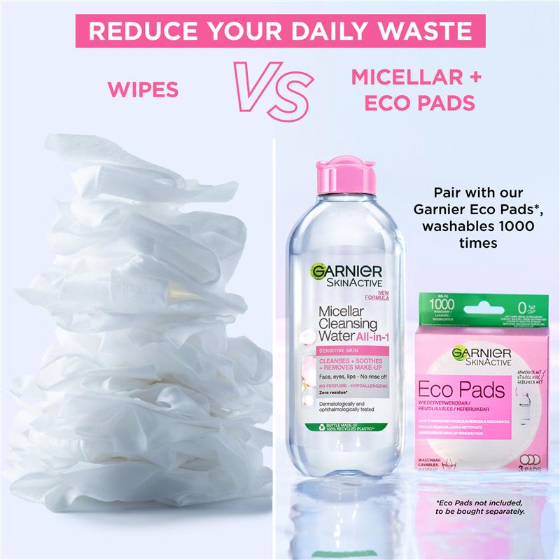 Load image into Gallery viewer, Garnier SkinActive Micellar Cleansing Water For All Skin Types 400ml

