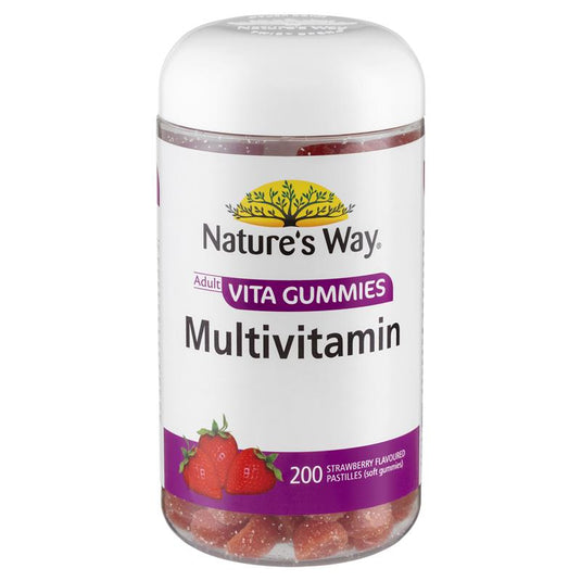 Nature's Way Adult Vita Gummies Multivitamin 200 Gummies Exclusive Size