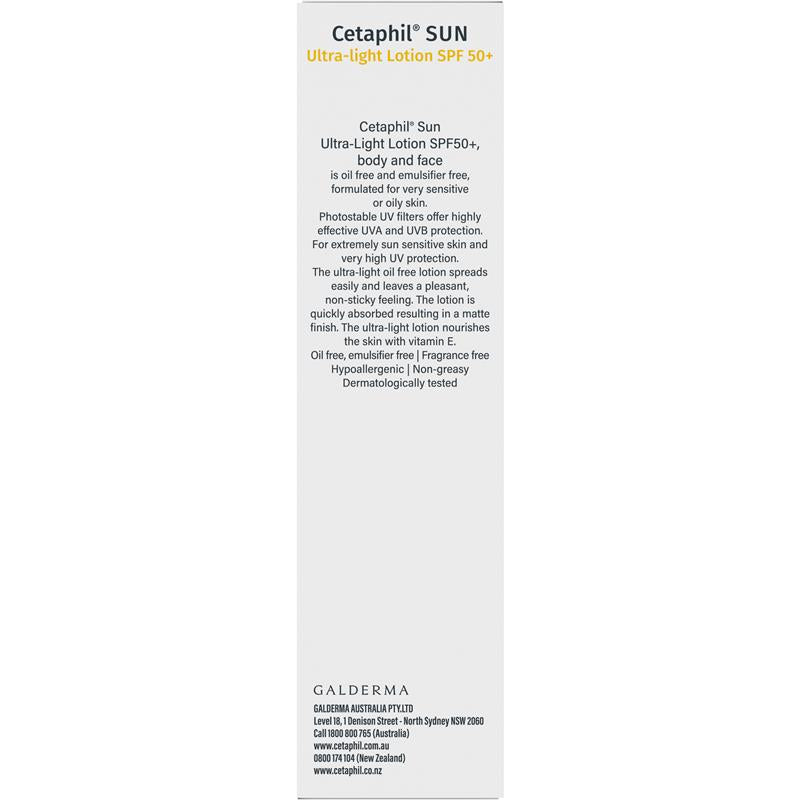 Load image into Gallery viewer, Cetaphil Sun SPF 50+ Ultra Light Lotion 100ml
