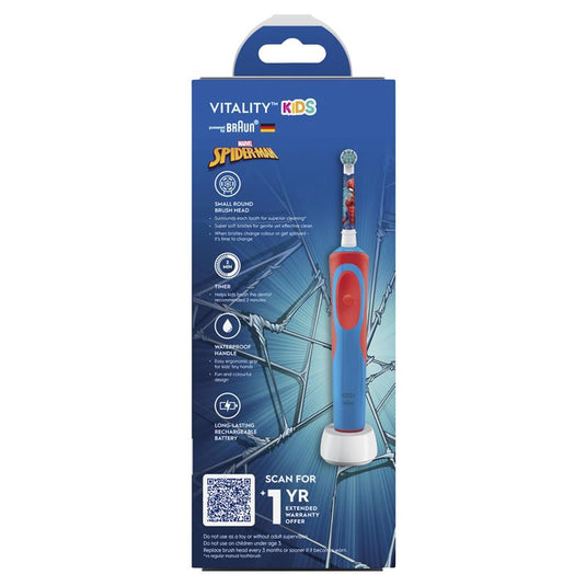 Oral B Power Toothbrush Kids Vitality Spiderman