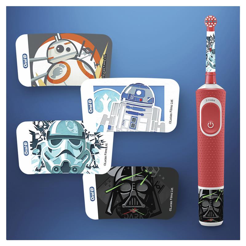 Load image into Gallery viewer, Oral B Power Toothbrush Pro 100 Frozen/Star Wars Pack
