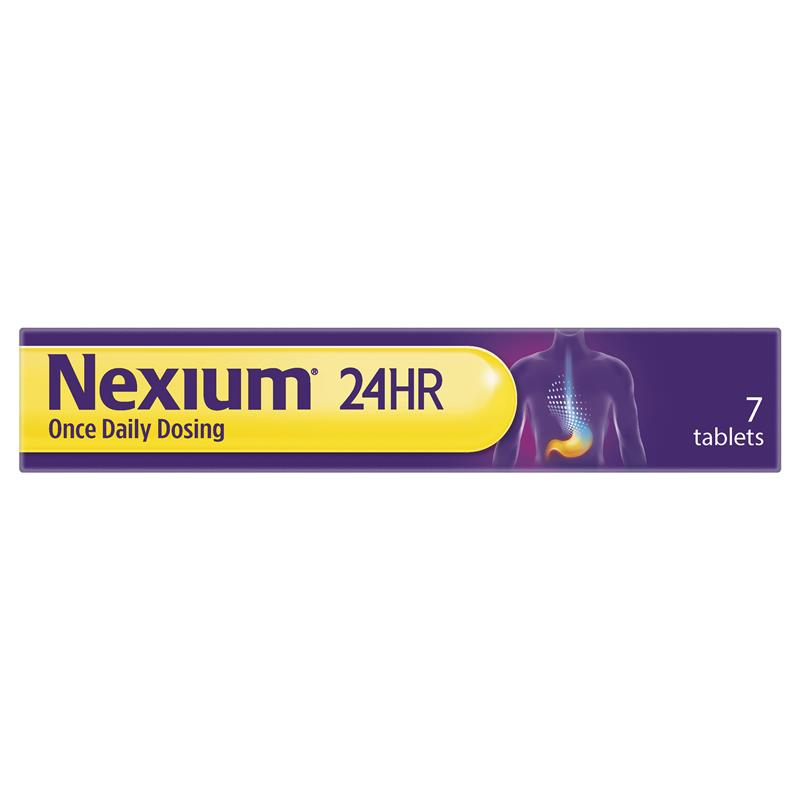 Load image into Gallery viewer, Nexium 24hr Heartburn &amp; Acid Reflux Relief 20mg 7 Tablets
