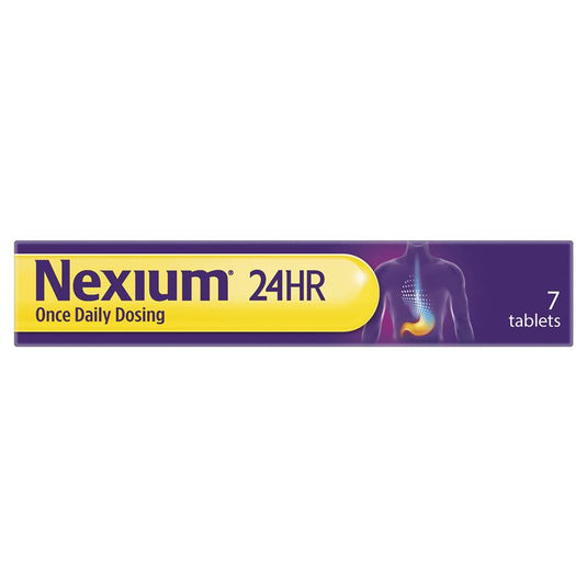 Nexium 24hr Heartburn & Acid Reflux Relief 20mg 7 Tablets