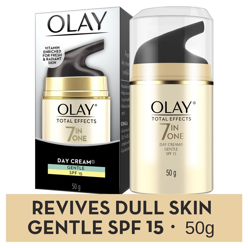 Load image into Gallery viewer, Olay Total Effects 7 in One Day Face Cream Gentle SPF 15 50g

