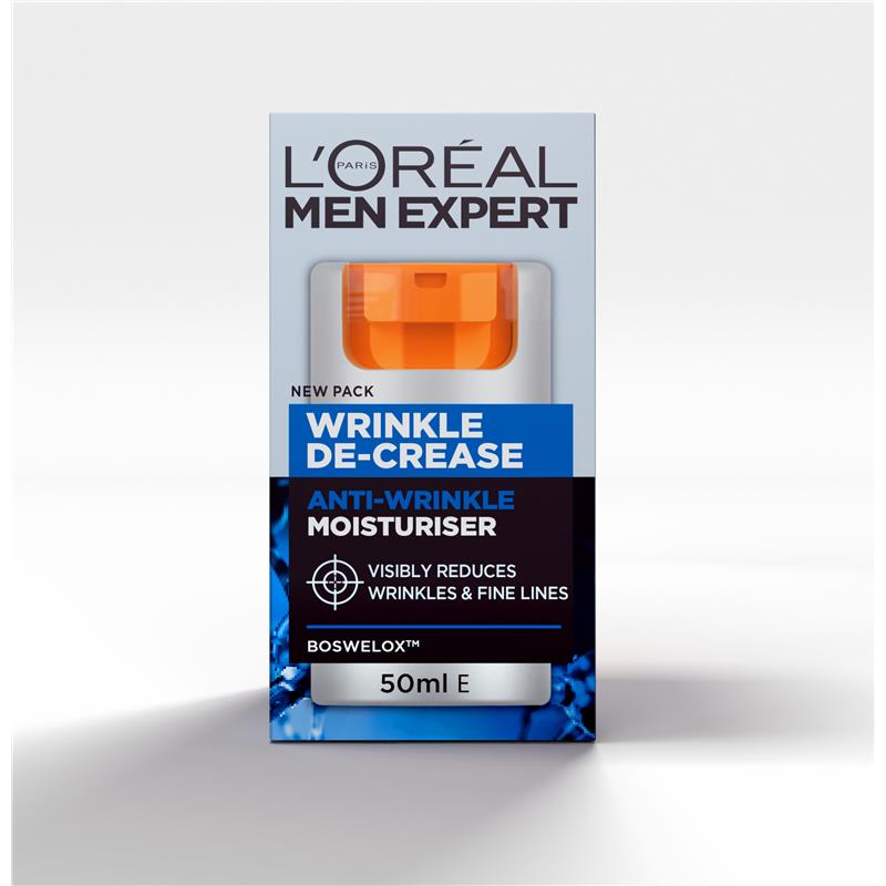 Load image into Gallery viewer, L'Oreal Men's Expert Erase Wrinkles Moisturising Cream 50ml
