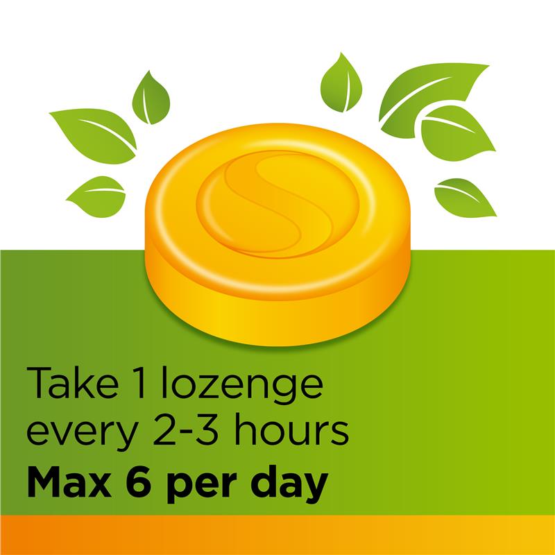 Load image into Gallery viewer, Strepsils Herbal Immune Support Lozenges Honey Lemon 16 Pack
