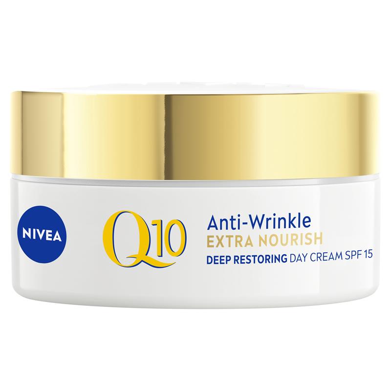 Load image into Gallery viewer, NIVEA Q10 Anti-Wrinkle Extra Nourish Deep Restoring Day Cream SPF15 50ml
