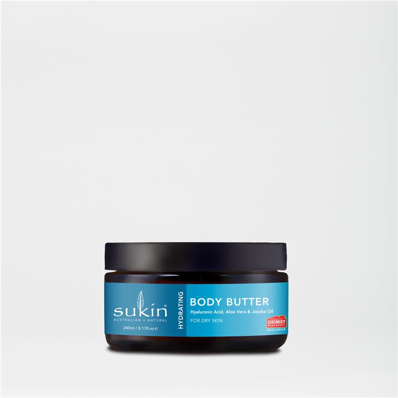 Load image into Gallery viewer, Sukin Hydrating Hyaluronic Acid Body Butter 240ml
